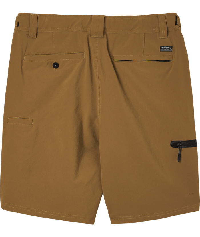O'Neill TRVLR Expedition Hybrid Shorts in Dark Khaki - BoardCo