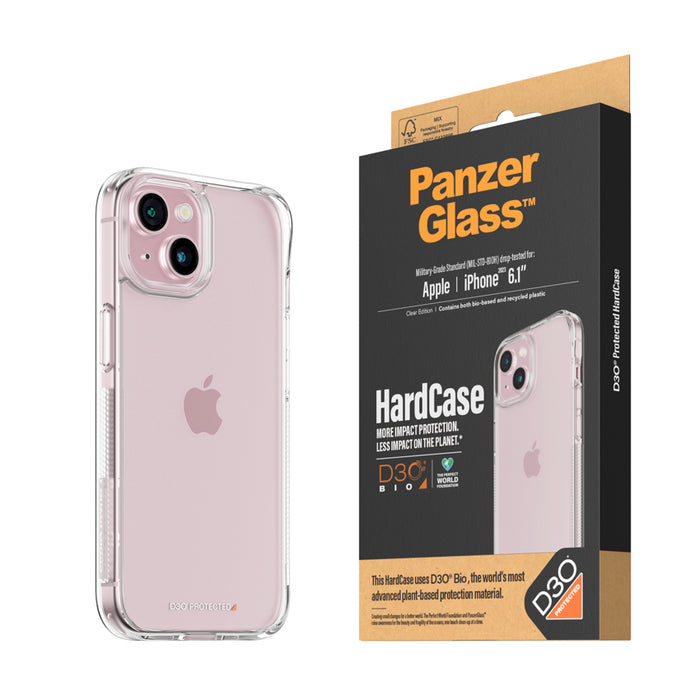 PanzerGlass เคส HardCase และ D3O สำหรับ iPhone 15 สี Clear