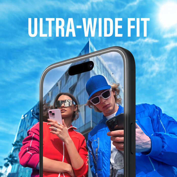 ฟิล์มกระจกกันรอย Panzerglass Ultra Wide Fit For iPhone 16 Plus