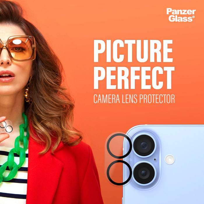 ฟิล์มกระจกกันรอยเลนส์กล้อง PicturePerfect สำหรับ iPhone 16 และ iPhone 16 Plus