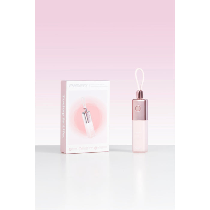 แบตเตอรี่สำรองพกพา Pisen Power GlamVolt สี Pink