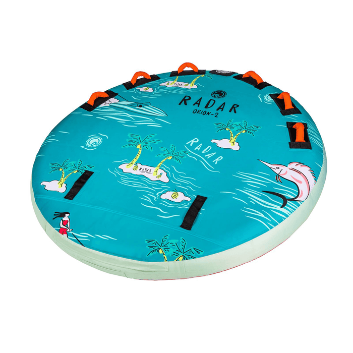 Radar Orion 2 Marshmallow Top 2 Person Tube Islands / Sea Foam / Coral - BoardCo