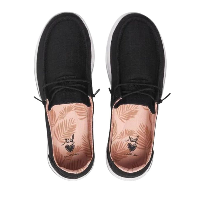 Reef Cushion Coast Black Women's Sandal - BoardCo