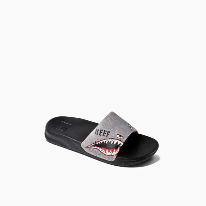Reef Kids One Slide Flying Sharks Kids Sandal - BoardCo