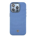 เคสแฟชั่น Revested Milano Thai Silk สำหรับ iPhone 15 Pro สี Navy