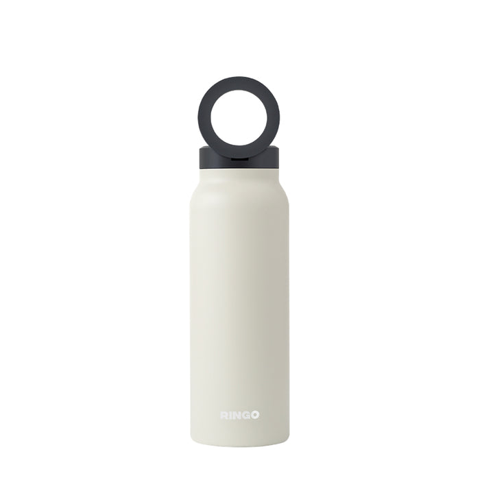 ขวดนํ้า Ringo Bottle ขนาด 710 มล. พร้อมที่วางโทรศัพท์มือถือ สี Ivory