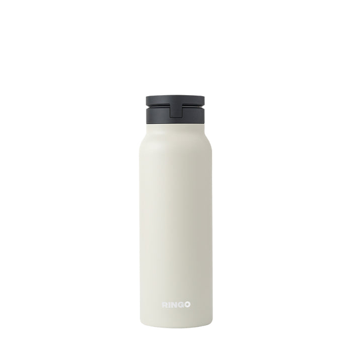 ขวดนํ้า Ringo Bottle ขนาด 710 มล. พร้อมที่วางโทรศัพท์มือถือ สี Ivory