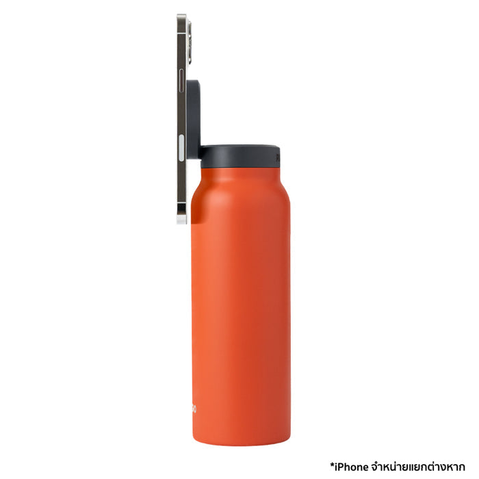 ขวดนํ้า Ringo Bottle ขนาด 710 มล. พร้อมที่วางโทรศัพท์มือถือ สี Orange