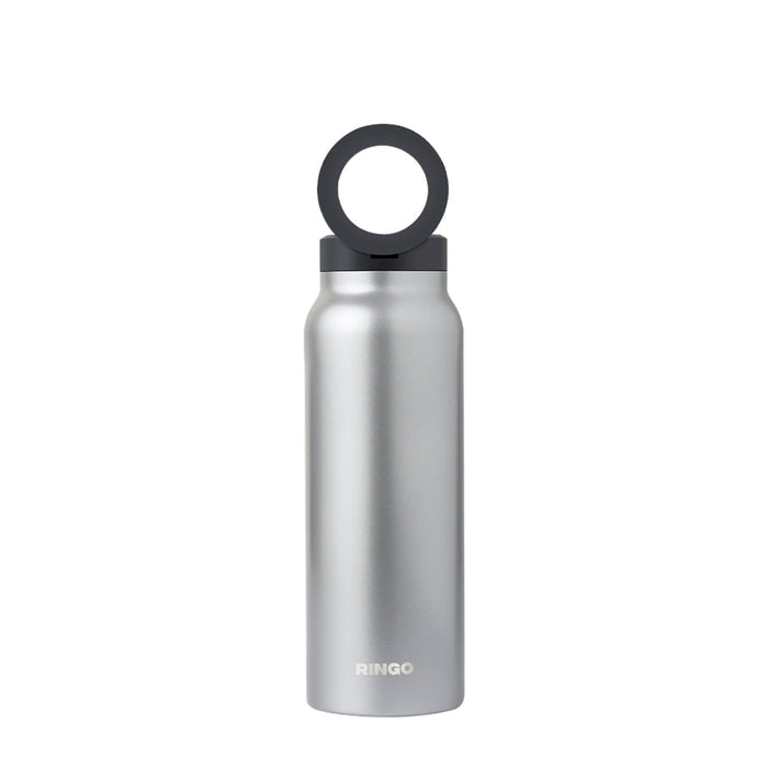 ขวดนํ้า Ringo Bottle ขนาด 710 มล. พร้อมที่วางโทรศัพท์มือถือ สี Stainless Steel
