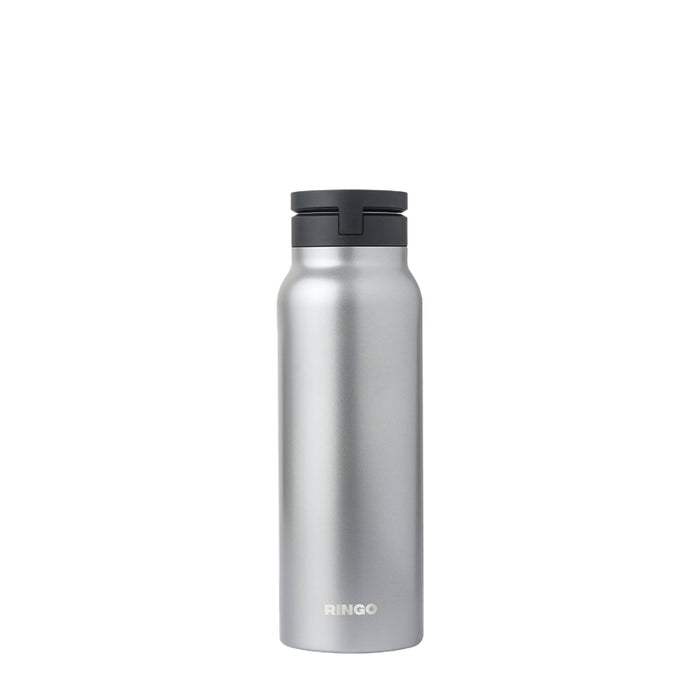 ขวดนํ้า Ringo Bottle ขนาด 710 มล. พร้อมที่วางโทรศัพท์มือถือ สี Stainless Steel