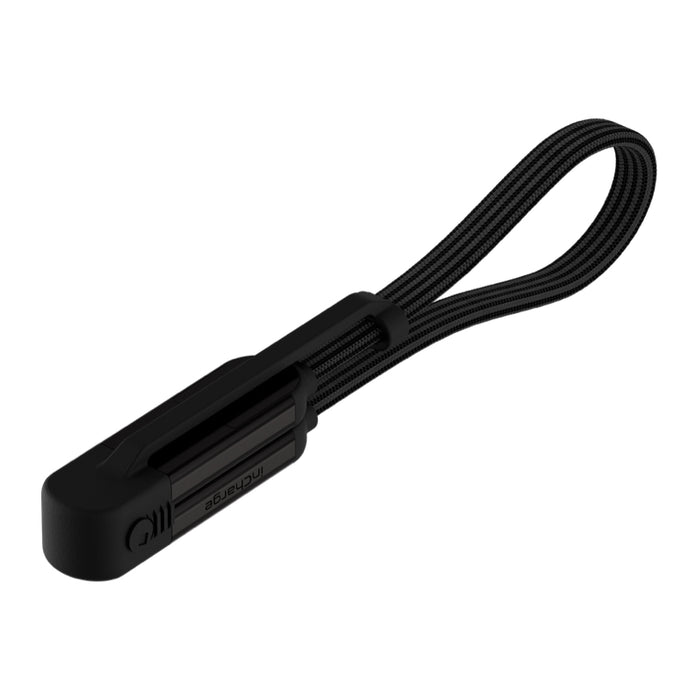 สายชาร์จ InCharge XL - Black ยาว 3.0 ซม. ดีไซน์สวยงาม แบรนด์ ROLLING SQUARE