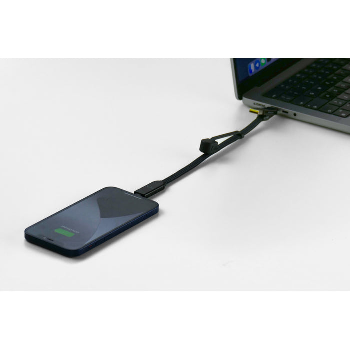 สายชาร์จ InCharge XL - Black ยาว 3.0 ซม. ชาร์จเร็ว 100 วัตต์ แบรนด์ ROLLING SQUARE