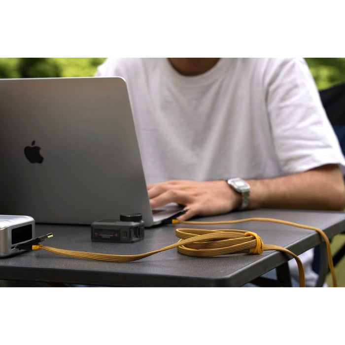 สายชาร์จ InCharge XL - Yellow ยาว 2 เมตร โอนข้อมูล 480 Mbps แบรนด์ ROLLING SQUARE