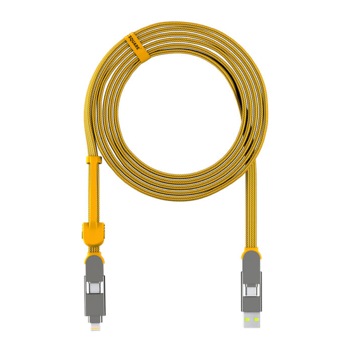 สายชาร์จ InCharge XL - Yellow ยาว 3 เมตร แบรนด์ ROLLING SQUARE