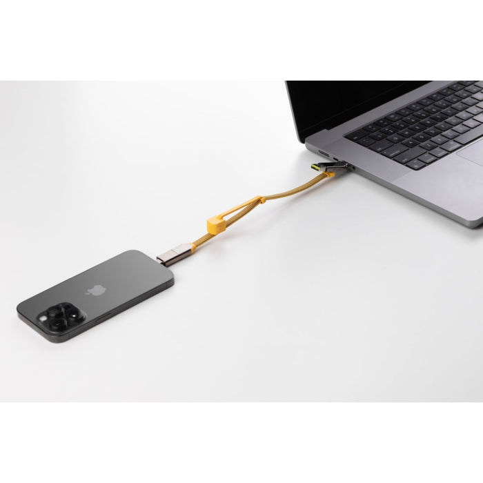 สายชาร์จ InCharge XL - Yellow ยาว 3.0 ซม. ชาร์จเร็ว 100 วัตต์ แบรนด์ ROLLING SQUARE