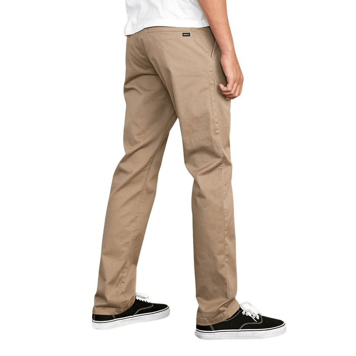 RVCA The Weekend Stretch Pant in Dark Khaki - BoardCo