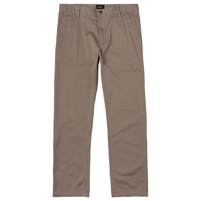 RVCA The Weekend Stretch Pant in Dark Khaki