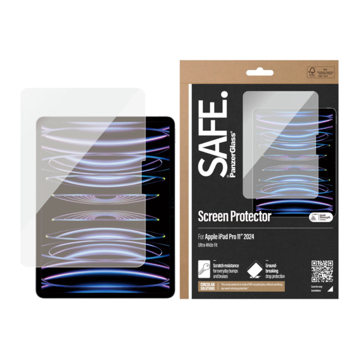 ฟิล์มกระจกกันรอยแบบเต็มจอ SAFE Glass สำหรับ iPad Pro 11 รุ่นที่ 5