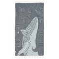 Sand Cloud Blue Swirl Waves Whale Towel - BoardCo