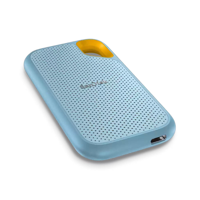 อุปกรณ์จัดเก็บข้อมูล Extreme Portable SSD E61 - SkyBlue พกพาสะดวก แบรนด์ SANDISK