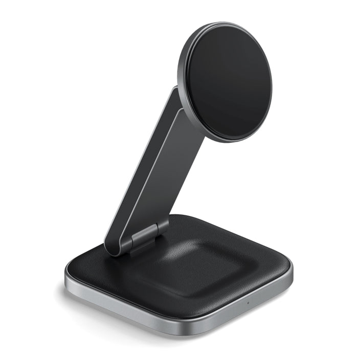 แท่นชาร์จไร้สาย Satechi 2 in 1 พับได้ สำหรับ iPhone, AirPods จากแบรนด์ SATECHI