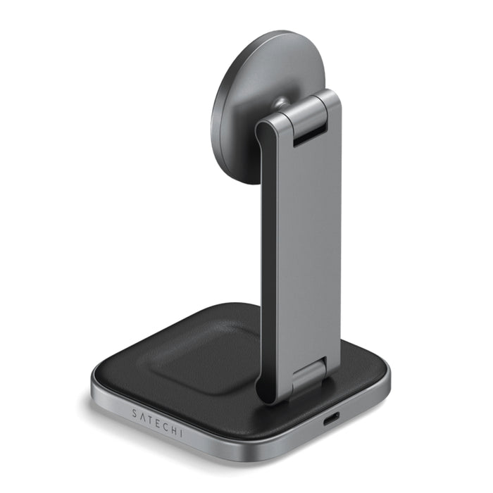 แท่นชาร์จไร้สาย Satechi 2 in 1 สี Space Gray
