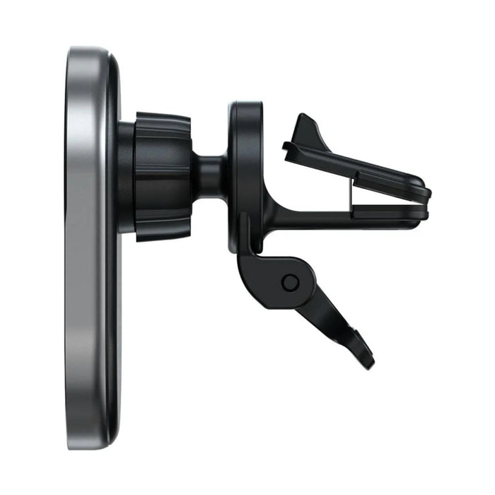 แท่นชาร์จไร้สายหนีบช่องแอร์ในรถยนต์ Satechi Qi2 สี Space Gray