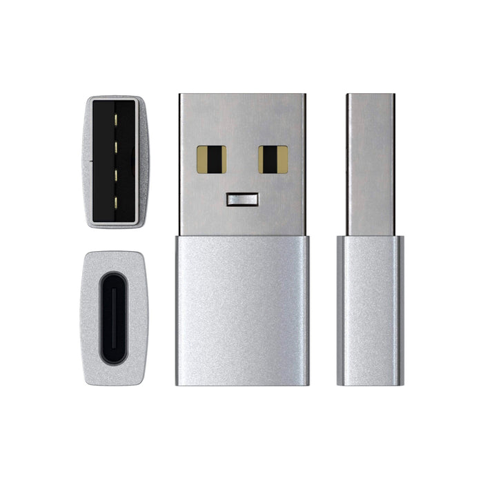 อะแดปเตอร์แปลง Satechi Type-A to Type-C สี Silver