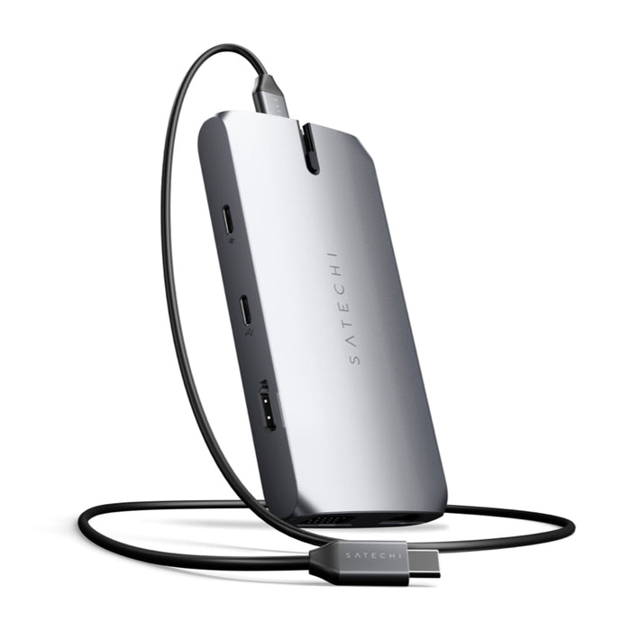 อะแดปเตอร์มัลติพอร์ต Satechi USB-C On the Go สี Space Gray