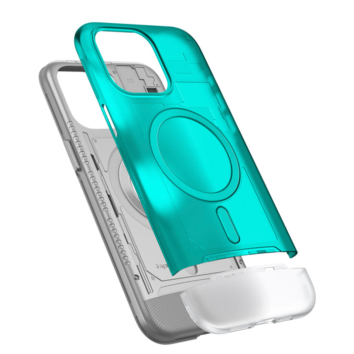 เคสกันกระแทก SPIGEN Classic C1 MagFit for iPhone 15 Pro - Bondi Blue