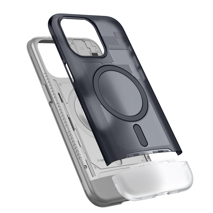 เคสกันกระแทก SPIGEN Classic C1 MagFit for iPhone 15 Pro - Graphite