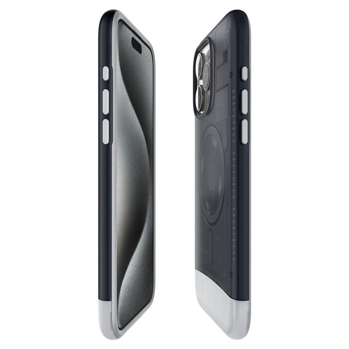 เคสกันกระแทก SPIGEN Classic C1 MagFit for iPhone 15 Pro Max - Graphite