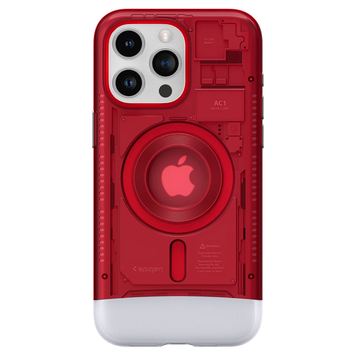 เคสกันกระแทก SPIGEN Classic C1 MagFit for iPhone 15 Pro Max - Ruby