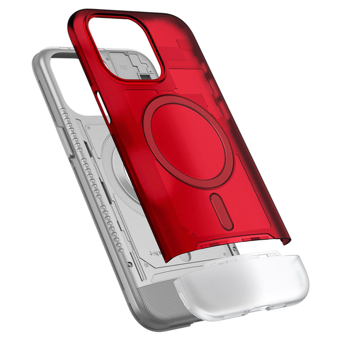 เคสกันกระแทก SPIGEN Classic C1 MagFit for iPhone 15 Pro Max - Ruby