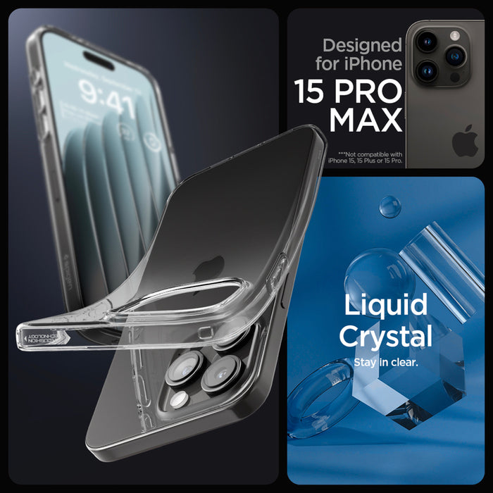 เคสใส Spigen Liquid Crystal สำหรับ iPhone 15 สี Crystal Clear