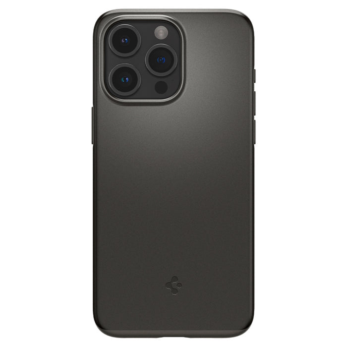 เคสกันกระแทก Spigen Thin Fit สำหรับ iPhone 15 Pro Max สี Gunmetal