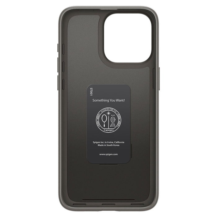 เคสกันกระแทก Spigen Thin Fit สำหรับ iPhone 15 Pro Max สี Gunmetal