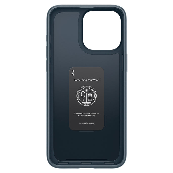เคสกันกระแทก Spigen Thin Fit สำหรับ iPhone 15 Pro Max สี Metal Slate