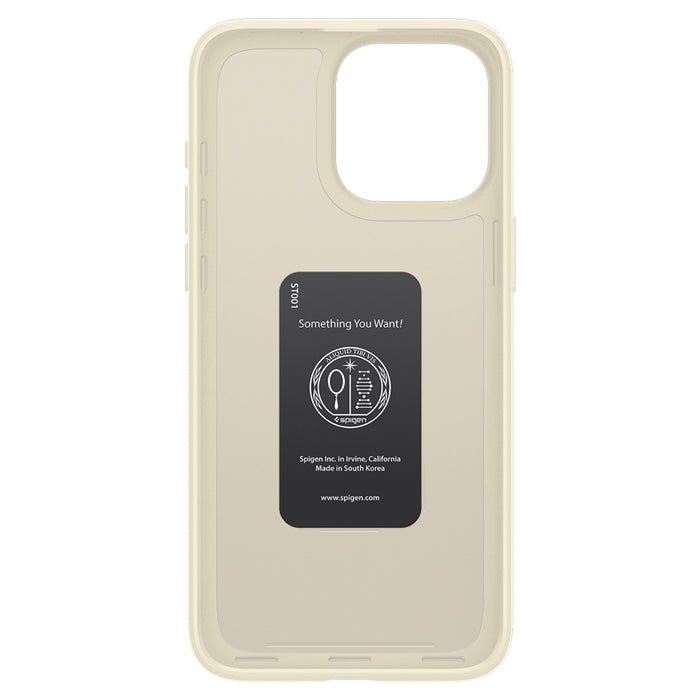 เคสกันกระแทก Spigen Thin Fit สำหรับ iPhone 15 Pro Max สี Mute Beige