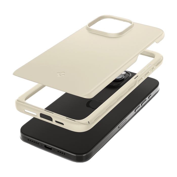 เคสกันกระแทก Spigen Thin Fit สำหรับ iPhone 15 Pro Max สี Mute Beige