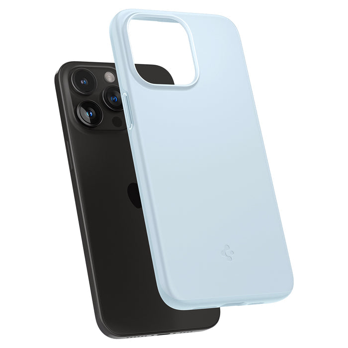 เคสกันกระแทก Spigen Thin Fit สำหรับ iPhone 15 Pro Max สี Mute Blue