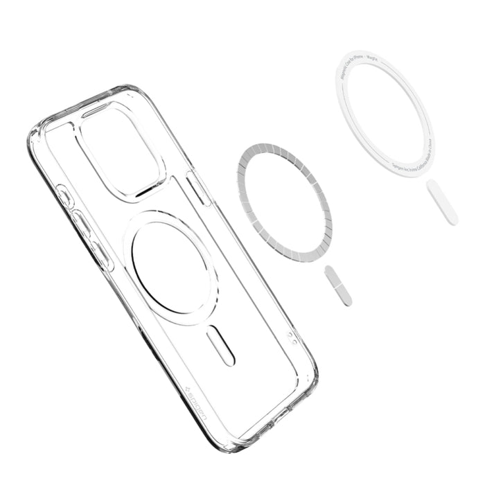 เคสกันกระแทก Spigen Ultra Hybrid MagFit สำหรับ iPhone 15 Pro สี White