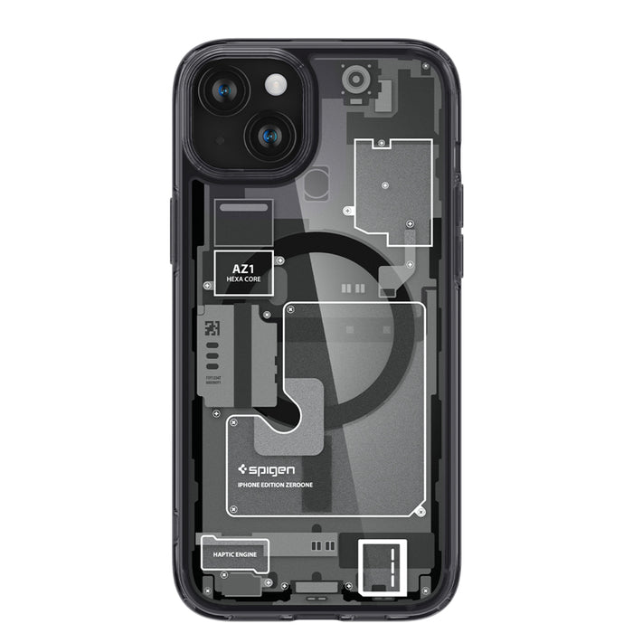 เคสใส Spigen Ultra Hybrid MagFit Zero One สำหรับ iPhone 15 สี Zero One