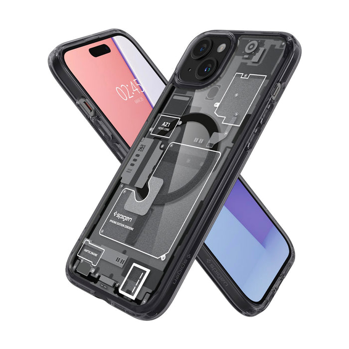 เคสใส Spigen Ultra Hybrid MagFit Zero One สำหรับ iPhone 15 สี Zero One