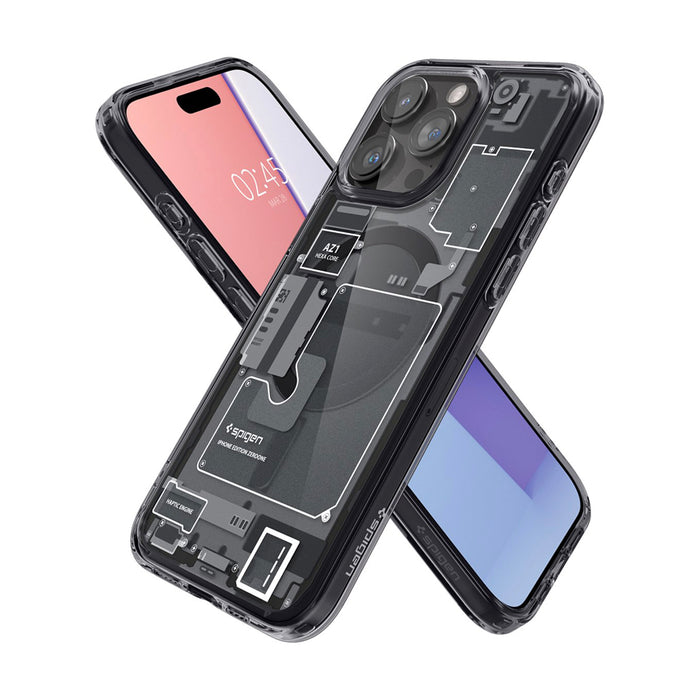 เคสใส Spigen Ultra Hybrid MagFit Zero One สำหรับ iPhone 15 Pro สี Zero One