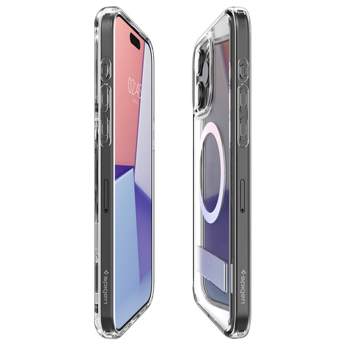 เคสใส Spigen Ultra Hybrid S MagFit สำหรับ iPhone 15 Pro Max สี Crystal Clear