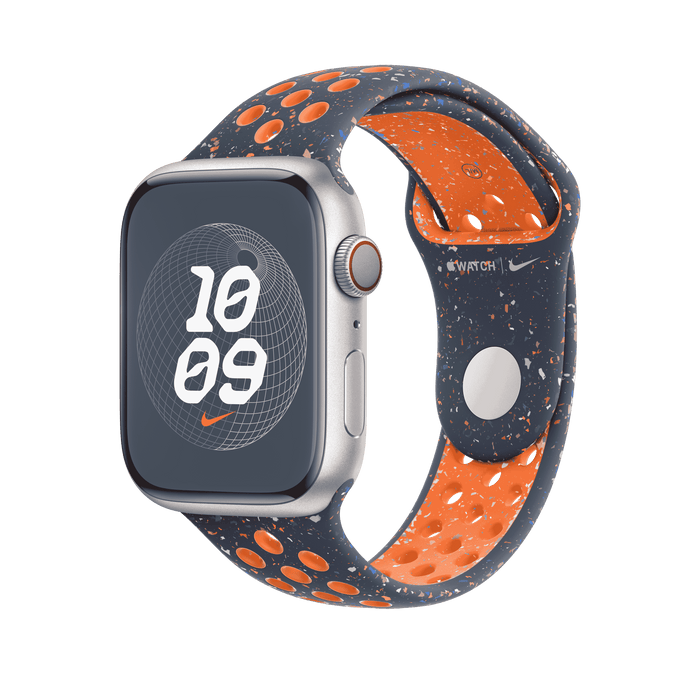 สาย Nike Sport Band Blue Flame  ขนาด S/M สำหรับ Apple Watch 45 มม.