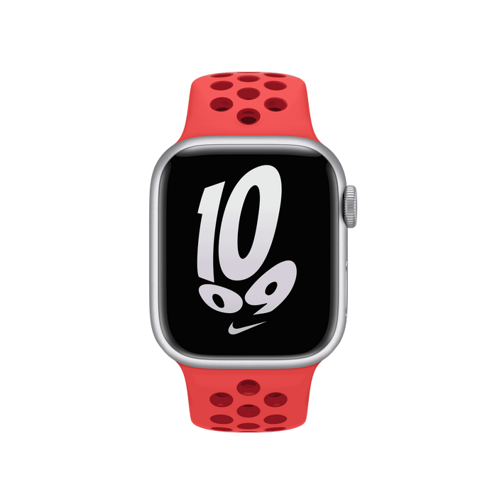 สาย Nike Sport Band Bright Crimson/Gym Red สำหรับ Apple Watch 41 มม.