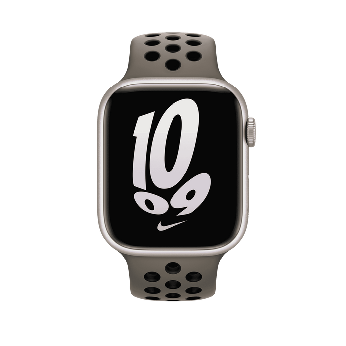 สาย Nike Sport Band Olive Gray/Black สำหรับ Apple Watch 45 มม.
