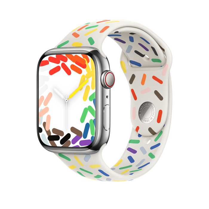 สาย Sport Band Pride Edition ขนาด S/M สำหรับ Apple Watch 45 มม.